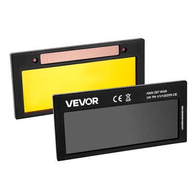 Φακός συγκόλλησης VEVOR με αυτόματη σκίαση 108 x 51 mm, φακός συγκόλλησης True Color Shade 11 με διπλούς αισθητήρες τόξου, συμβατός με τα περισσότερα κράνη συγκόλλησης για εφαρμογές TIG, MIG, MMA, ARC