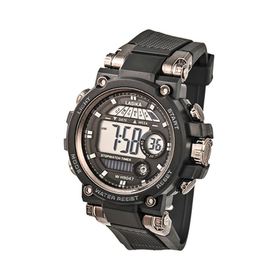 Ψηφιακό ρολόι χειρός - LS9047 - Lasika - 817322 - Black/Silver