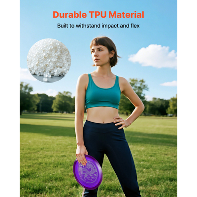 Σετ γκολφ με δίσκο VEVOR, Σετ εκκίνησης για γκολφ με δίσκο 8 τεμαχίων, Δίσκοι για αρχάριους με ιπτάμενο δίσκο για προπόνηση ενδυνάμωσης ολόκληρου του σώματος, με Putter, μεσαίας εμβέλειας, Driver, εγκεκριμένο από PDGA, για εξωτερικούς χώρους, αυλή, γκαζόν, παραλία και πάρκο