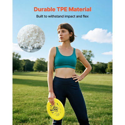 Σετ γκολφ με δίσκο VEVOR, Σετ εκκίνησης 3 δίσκων γκολφ, Δίσκοι για αρχάριους με ιπτάμενο δίσκο για προπόνηση ενδυνάμωσης ολόκληρου του σώματος, με Putter, μεσαίας εμβέλειας, Driver, εγκεκριμένο από PDGA, για εξωτερικούς χώρους, αυλή, γκαζόν, παραλία και πάρκο