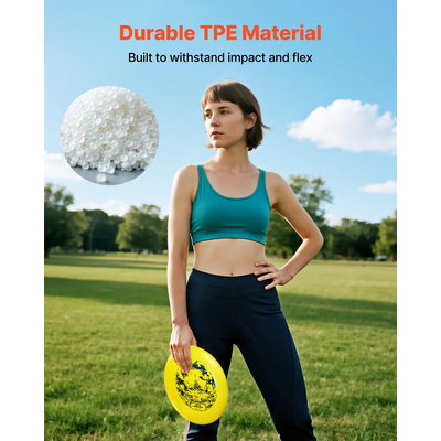 Σετ Disc Golf VEVOR, 5 τεμάχια ιπτάμενοι δίσκοι για αρχάριους, Σετ εκκίνησης Disc Golf για προπόνηση ενδυνάμωσης ολόκληρου του σώματος, με Putter, Μεσαίας εμβέλειας, Driver, Mini Marker, Εγκεκριμένο από PDGA για εξωτερικούς χώρους, αυλή, γκαζόν, παραλία