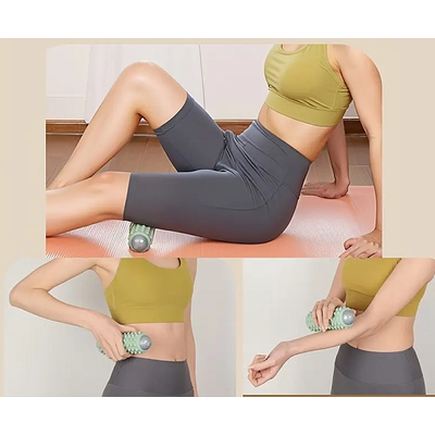 Επαναφορτιζόμενο Massage Roller - USB - 813607 - Green