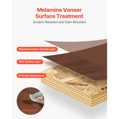 Βάση τηλεόρασης VEVOR Floating, Επιτοίχιο κέντρο ψυχαγωγίας 60" με ρυθμιζόμενο ράφι και συρόμενες πόρτες, Ράφι τηλεόρασης 2 επιπέδων με ντουλάπι αποθήκευσης για DVD player, δέκτη καλωδιακής τηλεόρασης, κονσόλα παιχνιδιών, καρυδιά