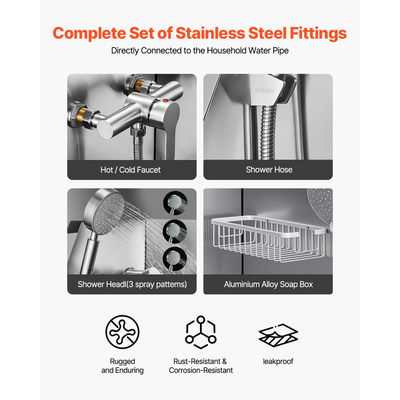 Σταθμός πλύσης σκύλου VEVOR από ανοξείδωτο ατσάλι, μπανιέρα περιποίησης κατοικίδιων 157,48 cm με ράμπα, πλακέτα φίλτρου νερού PE, βρύση & κεφαλή ντους & θήκη σαπουνιού για μπανιέρα σκύλου για μεγάλα, μεσαία & μικρά κατοικίδια (αριστερή πόρτα)