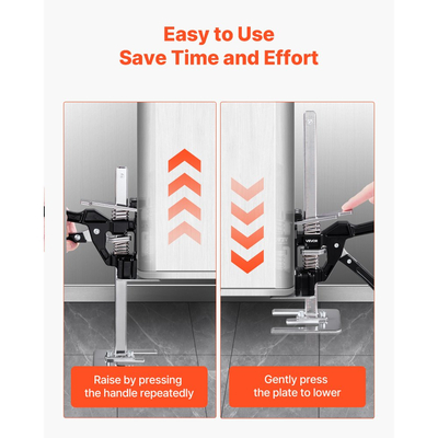 Γρύλος ανύψωσης VEVOR για εξοικονόμηση εργασίας, 2 τεμάχια 150 kg φέρουσα ικανότητα, ανύψωση έως 180 mm, μεταλλικός χειροκίνητος γρύλος ανύψωσης με μαγνητικό αλφάδι, ρυθμιζόμενο ύψος, για πόρτα, παράθυρο, έπιπλα, ξυλουργική, μαύρο