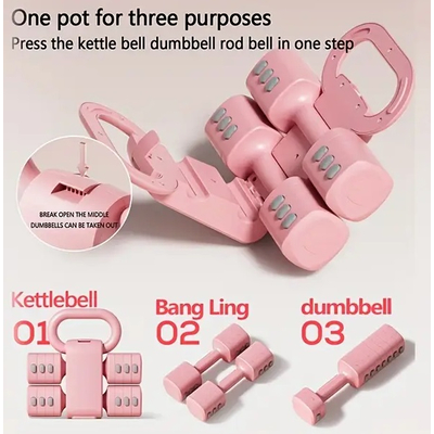 Πολυλειτουργικό ρυθμιζόμενο σετ αλτήρων - 5.5kg - 80382B - 290243 - Green