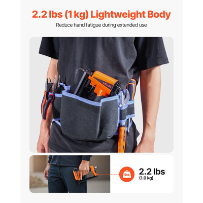 Πνευματικό συρραπτικό VEVOR, Πνευματικό συρραπτικό ταπετσαρίας 21 Gauge για συρραπτικά ταπετσαρίας σειράς 80 12,8 mm με κορώνα 6 mm-16 mm μήκος, Πνευματικό συρραπτικό 70-110 PSI για ξυλουργική, ταπετσαρίες, χειροτεχνίες, έργα DIY