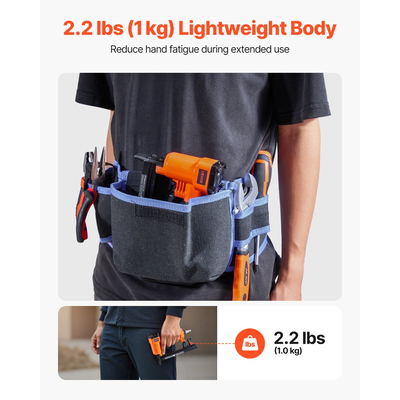 Πνευματικό συρραπτικό VEVOR, Πνευματικό συρραπτικό ταπετσαρίας 22 Gauge για συνδετήρες λεπτών συρμάτων σειράς 71, μήκος 9,1mm, κορώνα 4mm-16mm, πιστόλι αέρος 70-110 PSI για ξυλουργική, ταπετσαρίες, εργασίες DIY