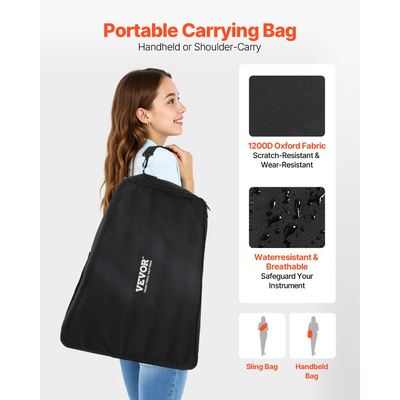 Ξυλόφωνο VEVOR Glockenspiel, 25 Νότες, Ξύλινο Επαγγελματικό Κρουστό Όργανο με Ξυλόφωνο, με 4 Σφυριά, Τσάντα Μεταφοράς, Κιτ Μουσικών Οργάνων Glockenspiel για Αρχάριους, για Ενήλικες και Παιδιά-Μαθητές