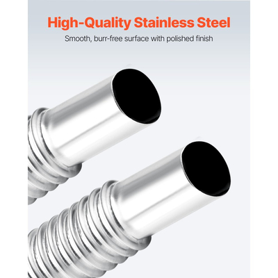 Σύνδεσμος αγκώνα σωλήνα εξάτμισης VEVOR, αγκώνας εξάτμισης θερμαντήρα ντίζελ 25mm, σύνδεσμος αγκώνων σωλήνα εξάτμισης θερμαντήρα χώρου στάθμευσης αέρα 2 σφιγκτήρες για θερμαντήρα ντίζελ 2KW 5KW 8KW, ανοξείδωτο ατσάλι 201, ασημί