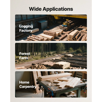 Μύλος αλυσοπρίονου VEVOR, Ρυθμιζόμενο πλάτος 5-15 cm, Οδηγός κάθετης κοπής ξυλείας, Φορητό εξάρτημα αλυσοπρίονου ξυλείας, Εργαλείο πριονιστηρίου βαρέως τύπου από χυτοσίδηρο, Είδη κοπής για οικοδόμους, ξυλουργούς