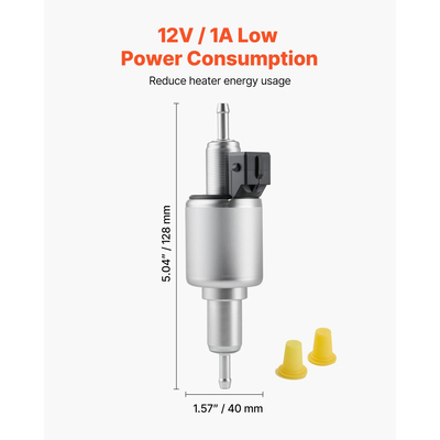 Αντλία καυσίμου θερμαντήρα ντίζελ VEVOR, δοσομετρική αντλία καυσίμου ντίζελ θερμαντήρα αέρα αυτοκινήτου 12/24V DC, αντλίες θερμαντήρων στάθμευσης 22 έως 32ML για θερμαντήρες ντίζελ αέρα, κατάλληλες για θερμαντήρες ντίζελ 2KW 5KW 8KW, αθόρυβος σχεδιασμός, τεχνολογία παλμών