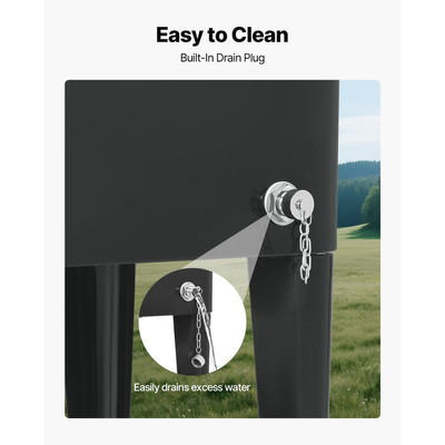 VEVOR 75,71 L κυλιόμενο παγοθήκη, χωράει έως 50 μπουκάλια / 110 κουτάκια, φορητό καρότσι ψυγείου ποτών για πάρτι σε εξωτερικό χώρο με κάτω ράφι, δεξαμενή ποτών με πλευρικό καλάθι και ανοιχτήρι μπουκαλιών, μαύρο