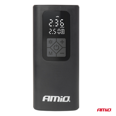 ΚΟΜΠΡΕΣΕΡ ΑΕΡΑ ΜΕ USB-C 10BAR 150PSI 20L/MIN 40W ΜΕ ΨΗΦΙΑΚΗ ΟΘΟΝΗ & ΦΑΚΟ LED AMIO 1ΤΕΜ.