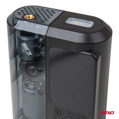 ΚΟΜΠΡΕΣΕΡ ΑΕΡΑ ΕΠΑΝΑΦΟΡΤΙΖΟΜΕΝΟ 12V & USB-C 10BAR 150PSI 20L/MIN 40W AMIO 1ΤΕΜ.