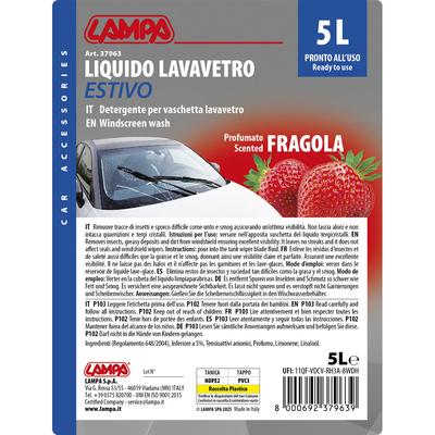 ΥΓΡΟ ΥΑΛΟΚΑΘΑΡΙΣΤΗΡΩΝ SUMMER SCREEN WASH ΜΕ ΑΡΩΜΑ ΦΡΑΟΥΛΑ (ΕΤΟΙΜΟ ΓΙΑ ΧΡΗΣΗ) 5000ml