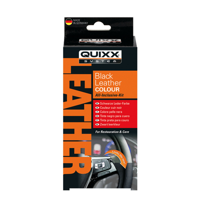 KIT ΑΝΑΝΕΩΣΗΣ ΚΑΙ ΠΡΟΣΤΑΣΙΑΣ ΔΕΡΜΑΤΩΝ ΣΕ ΜΑΥΡΟ ΧΡΩΜΑ QUIXX BLACK LEATHER COLOUR KIT 50ml