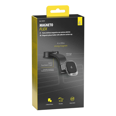 ΒΑΣΗ ΣΤΗΡΙΞΗΣ ΚΙΝΗΤΟΥ ΓΙΑ ΤΑΜΠΛΟ/TZAMI  ΜΕ ΕΥΚΑΜΠΤΟ ΒΡΑΧΙΟΝΑ 13CM  ΜΑΓΝΗΤΙΚΗ MAGNETO DASH 1ΤΕΜ.