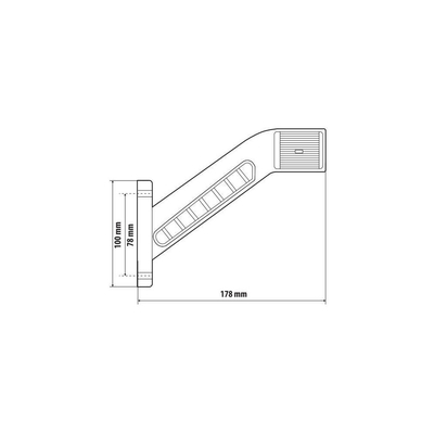 ΦΩΣ ΟΓΚΟΥ 12/24V ALPHA FLEX 15 ΜΕ 6 LED ΤΡΙΠΛΗΣ ΕΣΤΙΑΣΗΣ ΣΙΛΙΚΟΝΗΣ R148-R10 100x178mm ΔΕΞΙ 1ΤΕΜ.