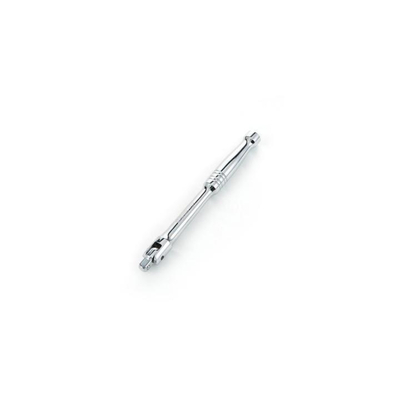 Μανέλα σπαστή 1/4" 140mm
Λαβή για μεγαλύτερη μόχλευση
Ευέλικτη κεφαλή για πολλαπλές γωνίες χρήσης
Μονοκόμματη κατασκευή από κράμα χάλυβα για
στιβαρή απόδοση
Η σφαιρική ασφάλεια βοηθάει στην ασφάλιση της
υποδοχής στην κεφαλή του δίσκου
Λαμπερό, πλήρως γυαλ