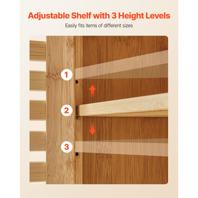 Ντουλάπι τοίχου μπάνιου VEVOR, 2 πόρτες και ρυθμιζόμενο ράφι με 3 επίπεδα ύψους, πάνω από το ντουλάπι αποθήκευσης φαρμάκων στην τουαλέτα, κρεμαστός οργανωτής με ράφια για πλυντήριο, κουζίνα, τουαλέτα