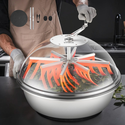 Χλοοκοπτικό VEVOR Bud Leaf Bowl, Χειροκίνητο ψαλίδι μπουμπουκιών 600 mm, με αιχμηρές λεπίδες από ανοξείδωτο ατσάλι, οπτική κοπή, μηχανή υδροπονικής κοπής υγρής και ξηρής, περιστρεφόμενη περιστροφή για φυτά, φύλλα, μπουμπούκια, λουλούδια