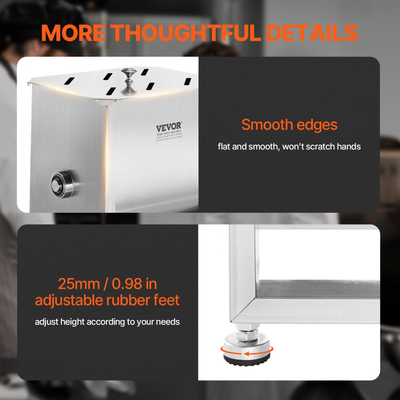 Χειροκίνητος αναμικτήρας κρέατος VEVOR, Εξοπλισμός επεξεργασίας κρέατος με σταθερή δεξαμενή 15 λίτρων (μέγιστο βάρος ανάμειξης 15 λίβρες για κρέας), Αναμικτήρας κρέατος από ανοξείδωτο χάλυβα, Μηχανή αναμικτήρα λουκάνικου με λαβή καπακιού και μειωτήρα γραναζιών, Αναμικτήρας χειρός για κιμά