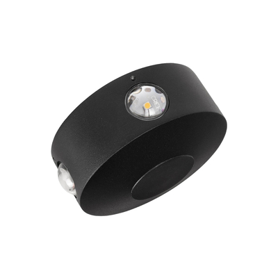 kelvo® ARKOS KLV-101-0107 Μοντέρνο Φωτιστικό Τοίχου - Απλίκα LED 8W 840lm 15° AC 220-240V Αδιάβροχο IP65 Θερμό Λευκό 2700K - Lumileds COB Chip & TÜV SÜD Driver - Μαύρο Ματ - Μ13 x Π5.5 x Υ13cm - 5 Χρόνια Εγγύηση