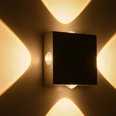 kelvo® ARKOS KLV-101-0111 Μοντέρνο Φωτιστικό Τοίχου - Απλίκα LED 8W 840lm 15° AC 220-240V Αδιάβροχο IP65 Θερμό Λευκό 2700K - Lumileds COB Chip & TÜV SÜD Driver - Γκρι Ανθρακί Ματ - Μ14 x Π5.5 x Υ14cm - 5 Χρόνια Εγγύηση