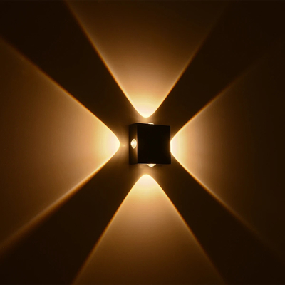 kelvo® ARKOS KLV-101-0110 Μοντέρνο Φωτιστικό Τοίχου - Απλίκα LED 8W 840lm 15° AC 220-240V Αδιάβροχο IP65 Θερμό Λευκό 2700K - Lumileds COB Chip & TÜV SÜD Driver - Μαύρο Ματ - Μ14 x Π5.5 x Υ14cm - 5 Χρόνια Εγγύηση