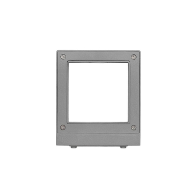 kelvo® AURA KLV-101-0117 Μοντέρνο Φωτιστικό Τοίχου - Απλίκα LED 7W 875lm 45° AC 220-240V Αδιάβροχο IP65 Θερμό Λευκό 2700K - Bridgelux COB Chip & TÜV SÜD Driver - Γκρι Ανθρακί Ματ - Μ15 x Π12.5 x Υ4.5cm - 5 Χρόνια Εγγύηση