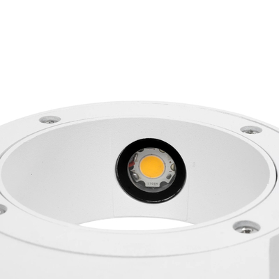 kelvo® AURA KLV-101-0115 Μοντέρνο Φωτιστικό Τοίχου - Απλίκα LED 7W 875lm 45° AC 220-240V Αδιάβροχο IP65 Θερμό Λευκό 2700K - Bridgelux COB Chip & TÜV SÜD Driver - Λευκό Ματ - Μ15 x Π13 x Υ4.5cm - 5 Χρόνια Εγγύηση