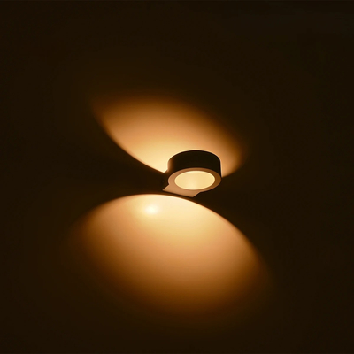 kelvo® AURA KLV-101-0114 Μοντέρνο Φωτιστικό Τοίχου - Απλίκα LED 7W 875lm 45° AC 220-240V Αδιάβροχο IP65 Θερμό Λευκό 2700K - Bridgelux COB Chip & TÜV SÜD Driver - Γκρι Ανθρακί Ματ - Μ15 x Π13 x Υ4.5cm - 5 Χρόνια Εγγύηση