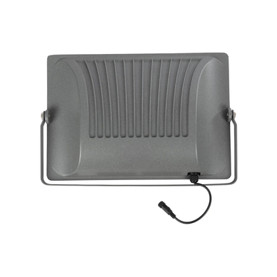 GLOBOSTAR® LUMOVOX 73069 Προβολέας LED 300W 15000lm 120° DC 5V με Φωτοβολταϊκό Panel 5V 20W & Επαναφορτιζόμενη Μπαταρία Li-ion 3.2V 15000mAh Αδιάβροχο IP67 Ψυχρό Λευκό 6000K - 360 x SMD2835 Sanan Chip - Γκρι Ανθρακί - Μ37 x Π7.5 x Υ27cm - 2 Χρόνια Εγγύηση