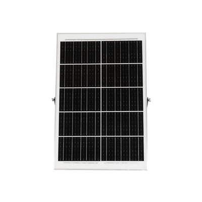 GLOBOSTAR® LUMOVOX 73070 Προβολέας LED 400W 20000lm 120° DC 5V με Φωτοβολταϊκό Panel 5V 25W & Επαναφορτιζόμενη Μπαταρία Li-ion 3.2V 20000mAh Αδιάβροχο IP67 Ψυχρό Λευκό 6000K - 400 x SMD2835 Sanan Chip - Γκρι Ανθρακί - Μ45 x Π7.5 x Υ30.5cm - 2 Χρόνια Εγγύηση