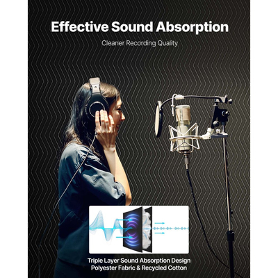 Ηχομονωτικές κουβέρτες VEVOR 2 τεμάχια, 2438 x 2032 mm, Πολύ μεγάλη ηχομονωτική κουβέρτα με ροδέλες, Κουβέρτα με ροδέλες στούντιο και γέμιση από βαμβάκι, για παράθυρο, πόρτα, μπλοκάρισμα φωτός, ηχογράφηση μουσικής
