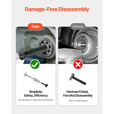 Σετ εξολκέα ρουλεμάν τυφλών οπών VEVOR, κιτ εξαγωγής εσωτερικού ρουλεμάν και στεγανοποίησης 16 σε 1, σετ εργαλείων αφαίρεσης εσωτερικού ρουλεμάν 16 τεμαχίων με ένθετο πιλότου ολισθαίνοντος σφυριού με 10 διαιρούμενους δακτυλίους και αντίθετη ράβδο