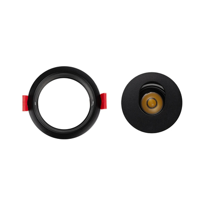 kelvo® ASYMMETRICAL KLV-101-0132 Χωνευτό Downlight Σποτ LED 7W 840lm 15°x30° AC 220-240V IP20 Θερμό Λευκό 2700K - Bridgelux COB Chip & TÜV SÜD Driver - Μαύρο Ματ - Μ8.3 x Π8.3 x Υ8.16cm / Q7.25cm - 5 Χρόνια Εγγύηση