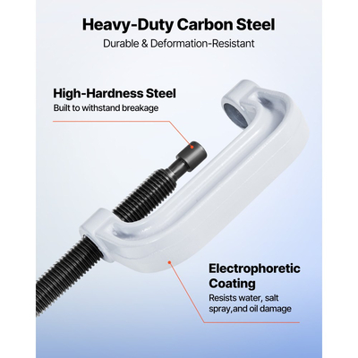 Κιτ Πίεσης Ρουλεμάν VEVOR, 10+24 τεμάχια, Κιτ Πίεσης Ρουλεμάν Τροχού & Εξολκέα Ρουλεμάν Τροχού 2 σε 1, Σετ Οδηγού Στεγανοποίησης και Στεγανοποίησης με 13 Δακτυλίους, Πλαίσιο C και Μανίκια, Σετ Εγκατάστασης Αφαίρεσης Βαριάς Χρήσης με Θήκη