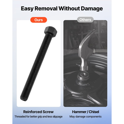 Κιτ Πίεσης Ρουλεμάν VEVOR, 10+24 τεμάχια, Κιτ Πίεσης Ρουλεμάν Τροχού & Εξολκέα Ρουλεμάν Τροχού 2 σε 1, Σετ Οδηγού Στεγανοποίησης και Στεγανοποίησης με 13 Δακτυλίους, Πλαίσιο C και Μανίκια, Σετ Εγκατάστασης Αφαίρεσης Βαριάς Χρήσης με Θήκη