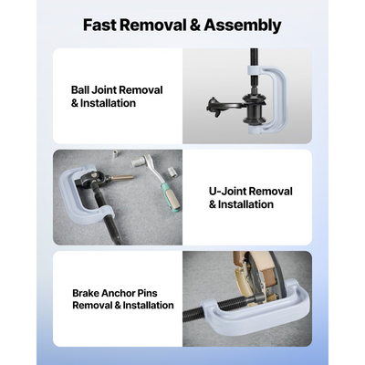 Κιτ Πίεσης Ρουλεμάν VEVOR, 10+24 τεμάχια, Κιτ Πίεσης Ρουλεμάν Τροχού & Εξολκέα Ρουλεμάν Τροχού 2 σε 1, Σετ Οδηγού Στεγανοποίησης και Στεγανοποίησης με 13 Δακτυλίους, Πλαίσιο C και Μανίκια, Σετ Εγκατάστασης Αφαίρεσης Βαριάς Χρήσης με Θήκη