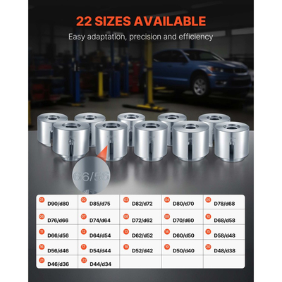 Κιτ μανικιών έλξης και πίεσης VEVOR, 27 τεμάχια, εργαλεία αφαίρεσης και εισαγωγής μανικιών χαλύβδινων δακτυλίων με θήκη μεταφοράς, συμβατά με κινητήρες LCV και HGV, για την αφαίρεση και τοποθέτηση δακτυλίων, ρουλεμάν και στεγανοποιητικών