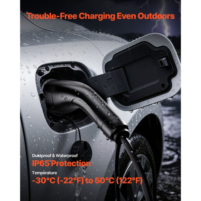 Καλώδιο επέκτασης φορτιστή ηλεκτρικού οχήματος VEVOR, καλώδιο επέκτασης 16Amp 7 m μέγιστο 11 kW συμβατό με όλους τους φορτιστές ηλεκτρικών οχημάτων τύπου 2, καλώδιο φόρτισης αυτοκινήτου βαρέως τύπου 3 φάσεων AC 480V 50Hz IP65 με τσάντα μεταφοράς