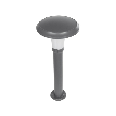 GLOBOSTAR® WHISPER 90548 Φωτιστικό Κολωνάκι Κήπου με Ντουί 1 x E27 AC 220-240V Αδιάβροχο IP65 - Γκρι Ανθρακί - Μ27 x Π27 x Υ79cm