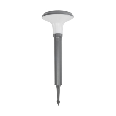 GLOBOSTAR® WHISPER 90548 Φωτιστικό Κολωνάκι Κήπου με Ντουί 1 x E27 AC 220-240V Αδιάβροχο IP65 - Γκρι Ανθρακί - Μ27 x Π27 x Υ79cm