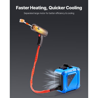 Αφαίρεση μπουλονιών επαγωγικής θερμάστρας VEVOR, Κιτ μαγνητικής επαγωγικής θερμάστρας 1800W 230V, Εργαλείο χειρός για αφαίρεση παξιμαδιών, Μίνι θερμαντική μηχανή για αφαίρεση σκουριασμένων βιδών, Εργαλεία επισκευής γκαράζ αυτοκινήτου με 4 πηνία και κουτί