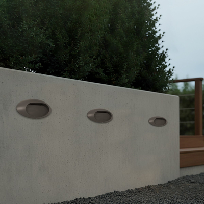 kelvo® STEPART KLV-101-0099 Μοντέρνο Φωτιστικό Σκαλοπατιού - Διαδρόμου LED 3W 375lm 45° AC 220-240V Αδιάβροχο IP65 Θερμό Λευκό 2700K - Lumileds SMD Chip & TÜV SÜD Driver - Γκρι Ανθρακί Ματ - Μ26 x Π5.5 x Υ13cm - 5 Χρόνια Εγγύηση