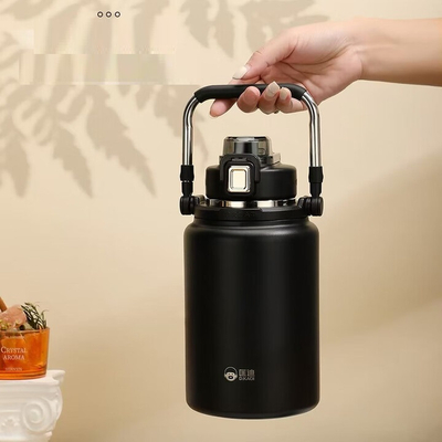 Φορητό παγούρι-θερμός - 1800ml - 312543 - Black