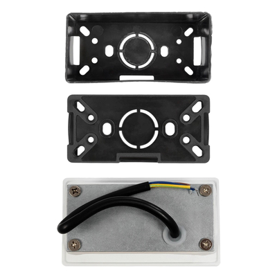 kelvo® STEPART KLV-101-0082 Μοντέρνο Χωνευτό Φωτιστικό Σκαλοπατιού - Διαδρόμου LED 3W 375lm 45° AC 220-240V Αδιάβροχο IP65 Θερμό Λευκό 2700K - Lumileds SMD Chip & TÜV SÜD Driver - Λευκό Ματ - Μ10.5 x Π4.5 x Υ6cm / Q9.12 x 4.49cm - 5 Χρόνια Εγγύηση