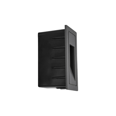 kelvo® STEPART KLV-101-0090 Μοντέρνο Χωνευτό Φωτιστικό Σκαλοπατιού - Διαδρόμου LED 3W 375lm 45° AC 220-240V Αδιάβροχο IP65 Θερμό Λευκό 2700K - Lumileds SMD Chip & TÜV SÜD Driver - Γκρι Ανθρακί Ματ - Μ6 x Π5.5 x Υ10cm / Q5 x 9.61cm - 5 Χρόνια Εγγύηση